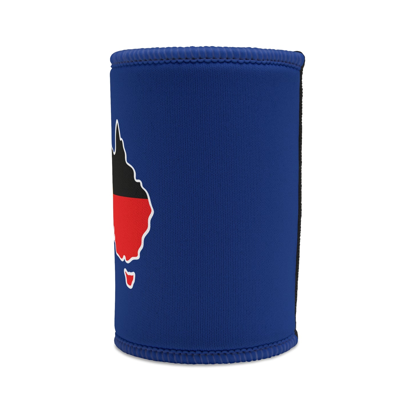 Chilled Country Dark Blue Stubby Cooler Left