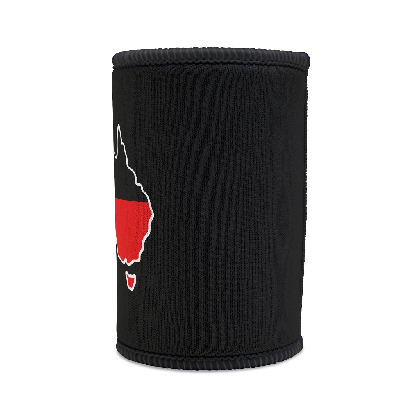 Country in Colours Black Stubby Cooler Left