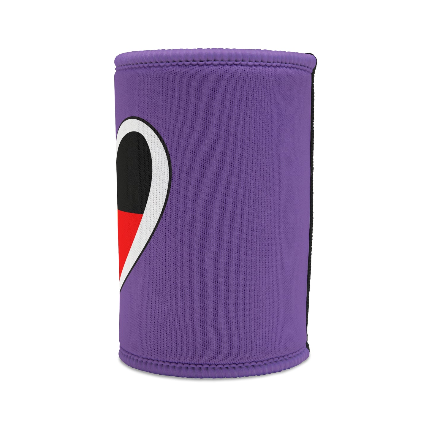 Heart of the Mob Purple Stubby Cooler Left