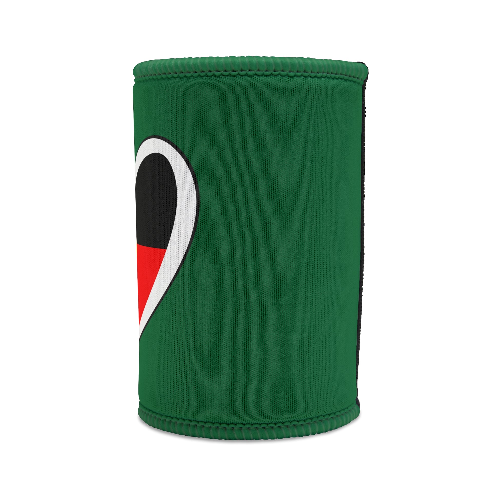 Heart of the Mob Stubby Cooler Green Left