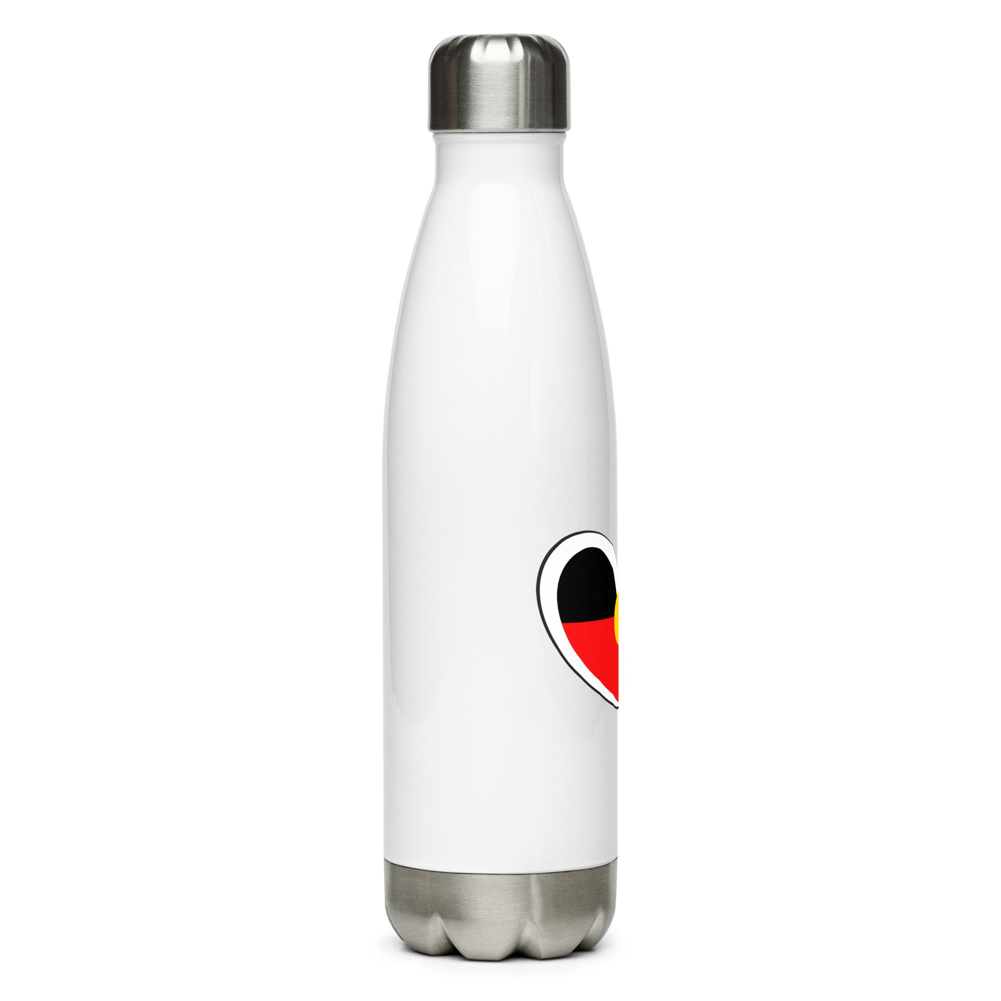 Stay Hydrated with Heart Stainless Steel Water Bottle Right